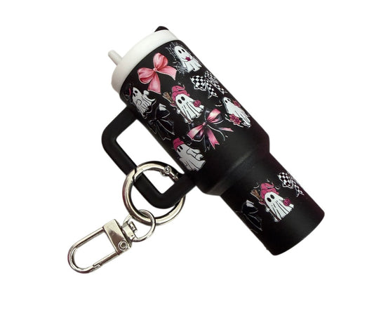 Ghost black  Cup Storage keychain