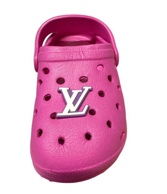 Lv purple Shoe Charm