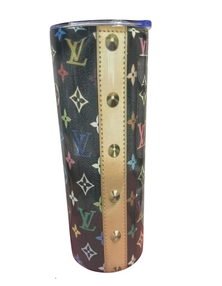 Lv purse colorful Tumbler