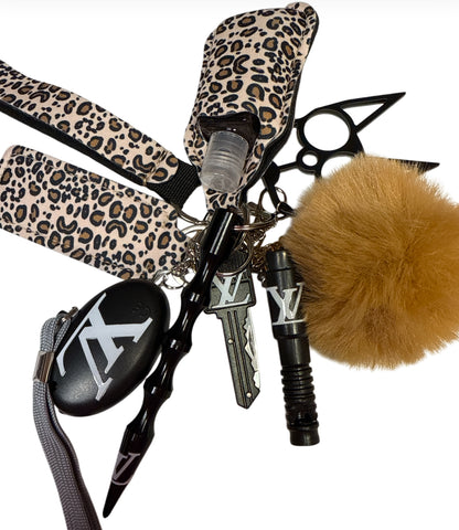 Lv cheetah Handy Keychain