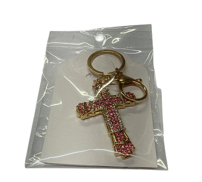 Cross Metal Keychain