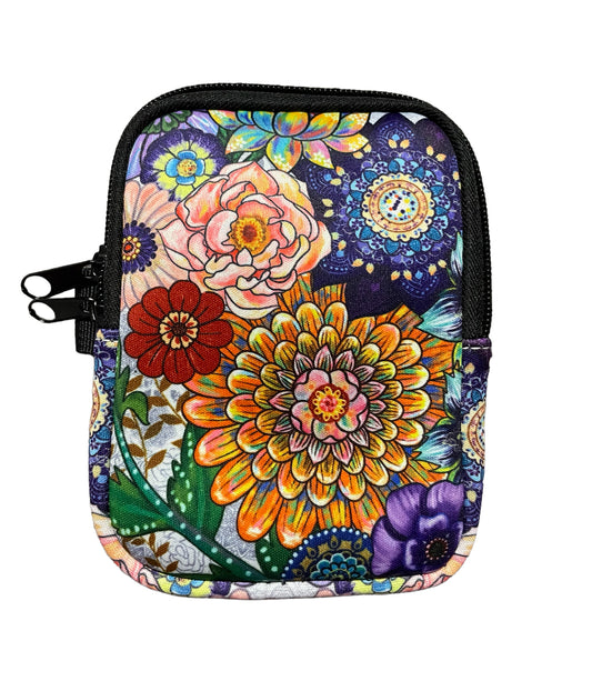 Colorful flower Drinkware Pouch