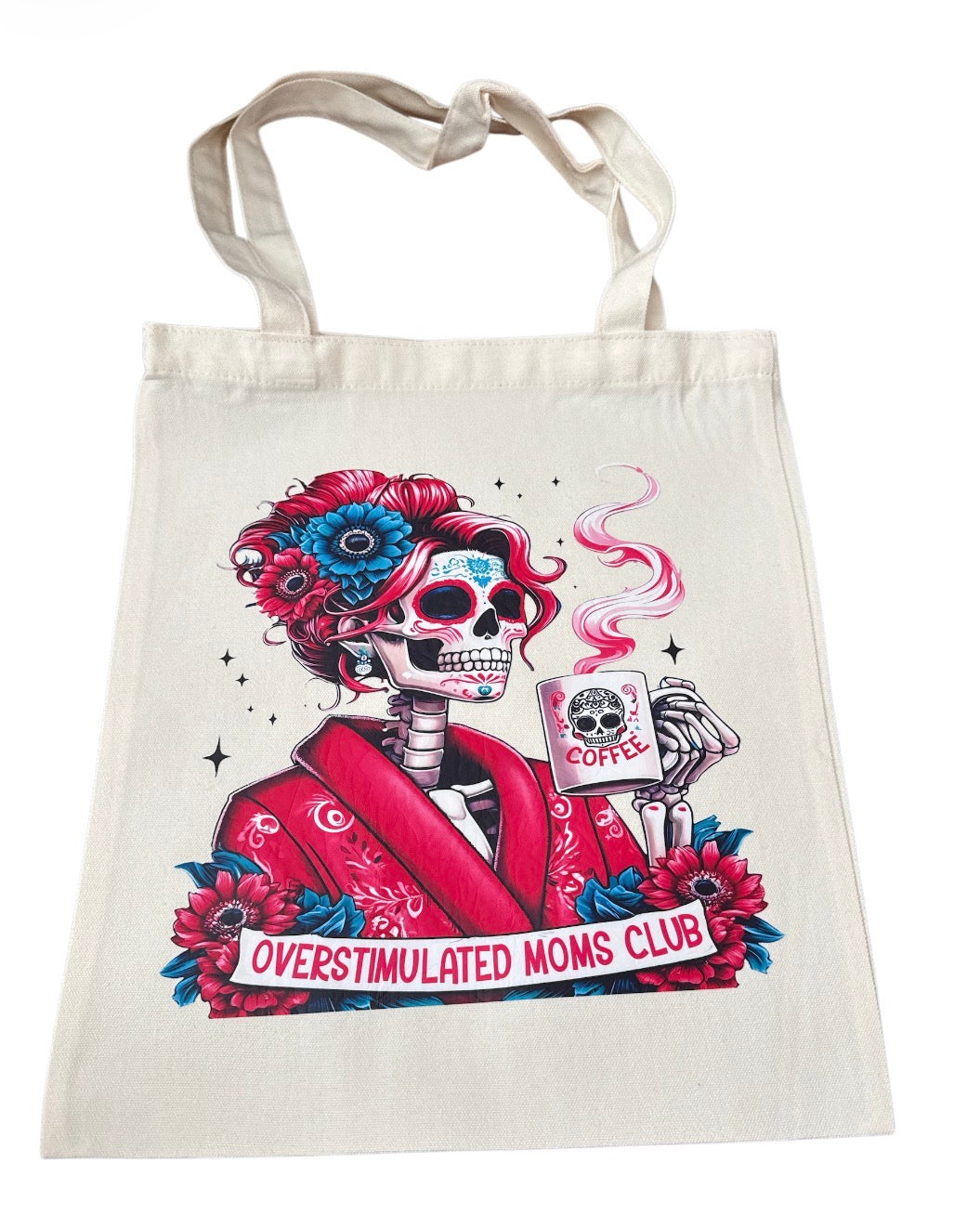 Overstimulated mom’s club Tote Bag