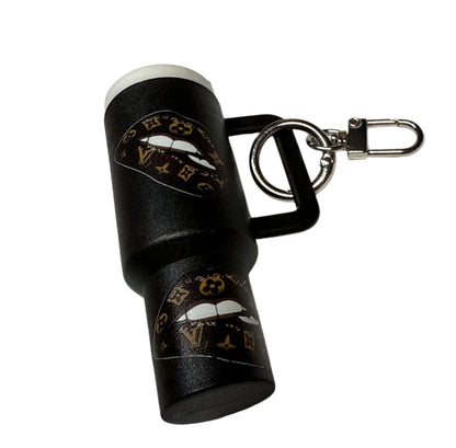 Lv lips Storage keychain