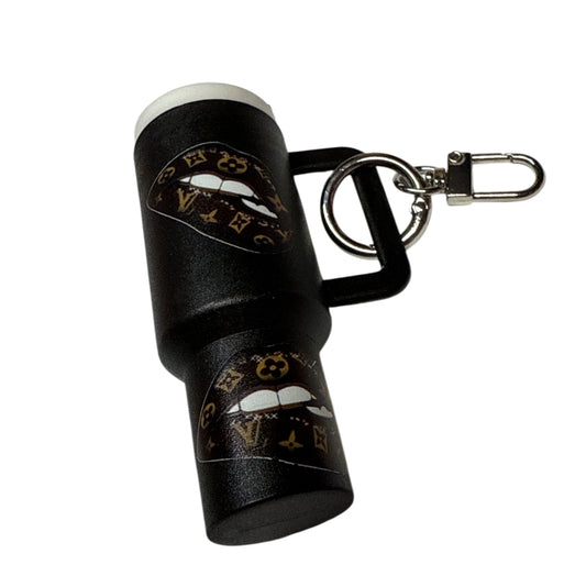 Lv lips Storage keychain