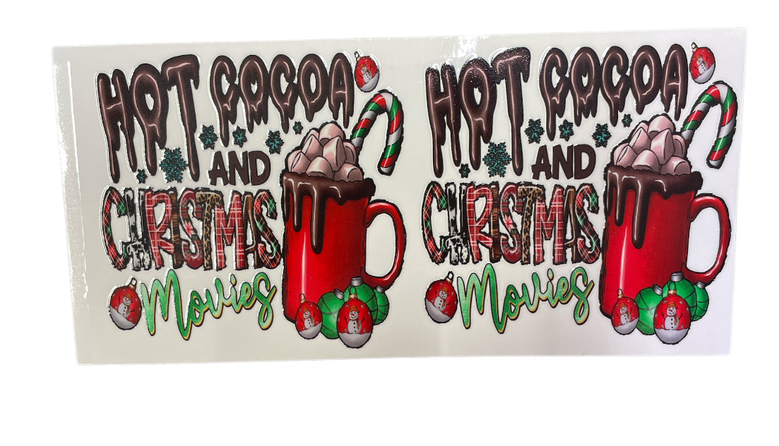 Hot cocoa Christmas Cup Transfer