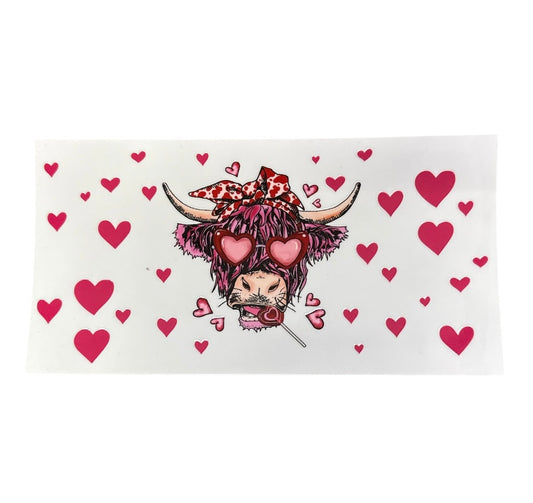 Cow heart eyes Cup Transfer