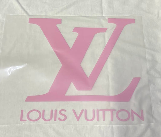 Lv pink DTF Heat Transfer