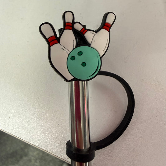 Bowling Straw Topper