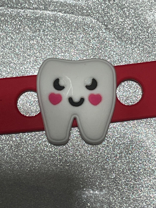 Dentist tooth Shoe Charm