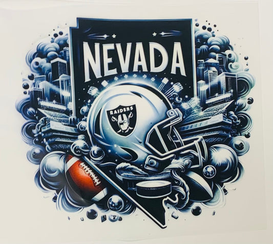 Nevada / Oakland Raiders DTF Heat Transfer