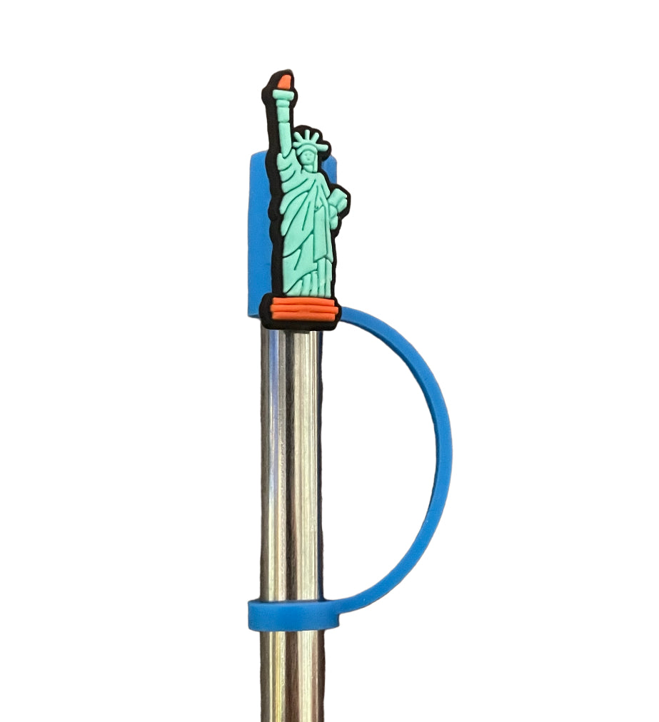 Statue of liberty Straw Topper