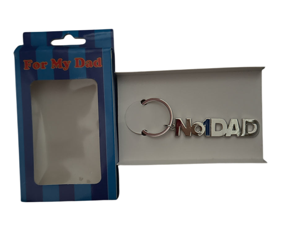 #1 dad Keychain