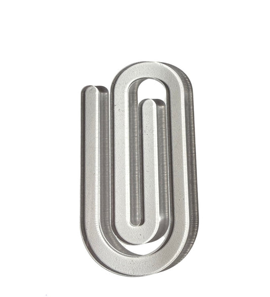 Clear large paper clips