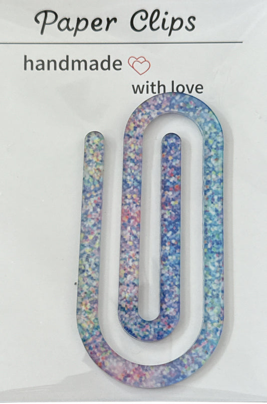 Rainbow specks  Large paper clips