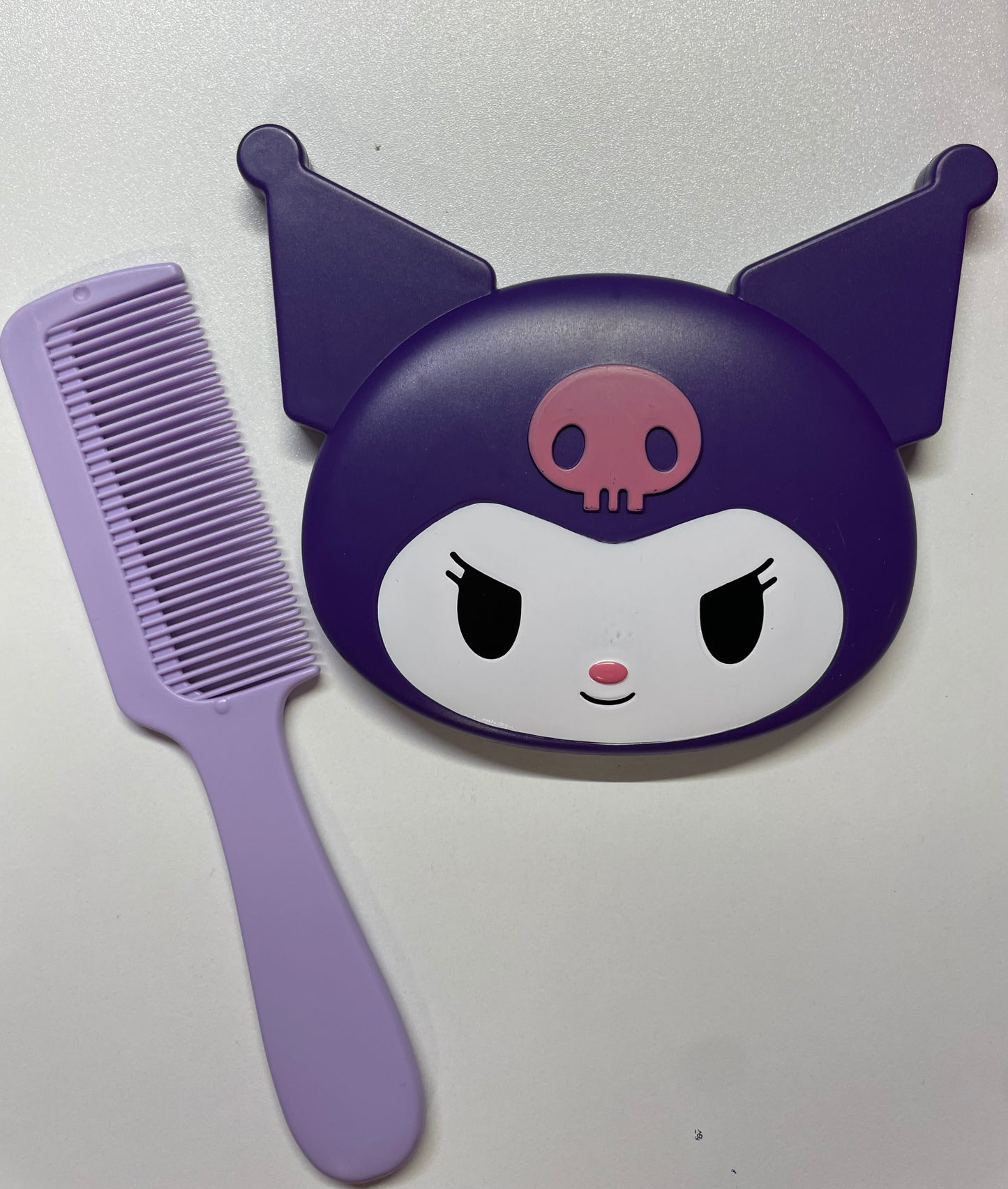 Kuromi & comb mirror set