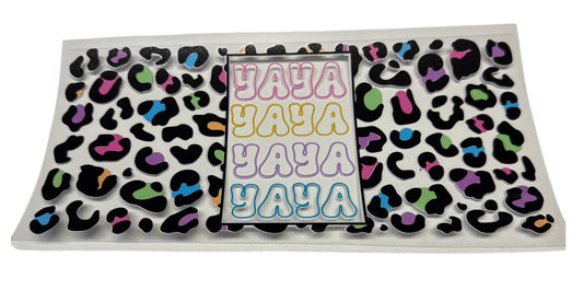 Yaya cheetah print Cup Transfer