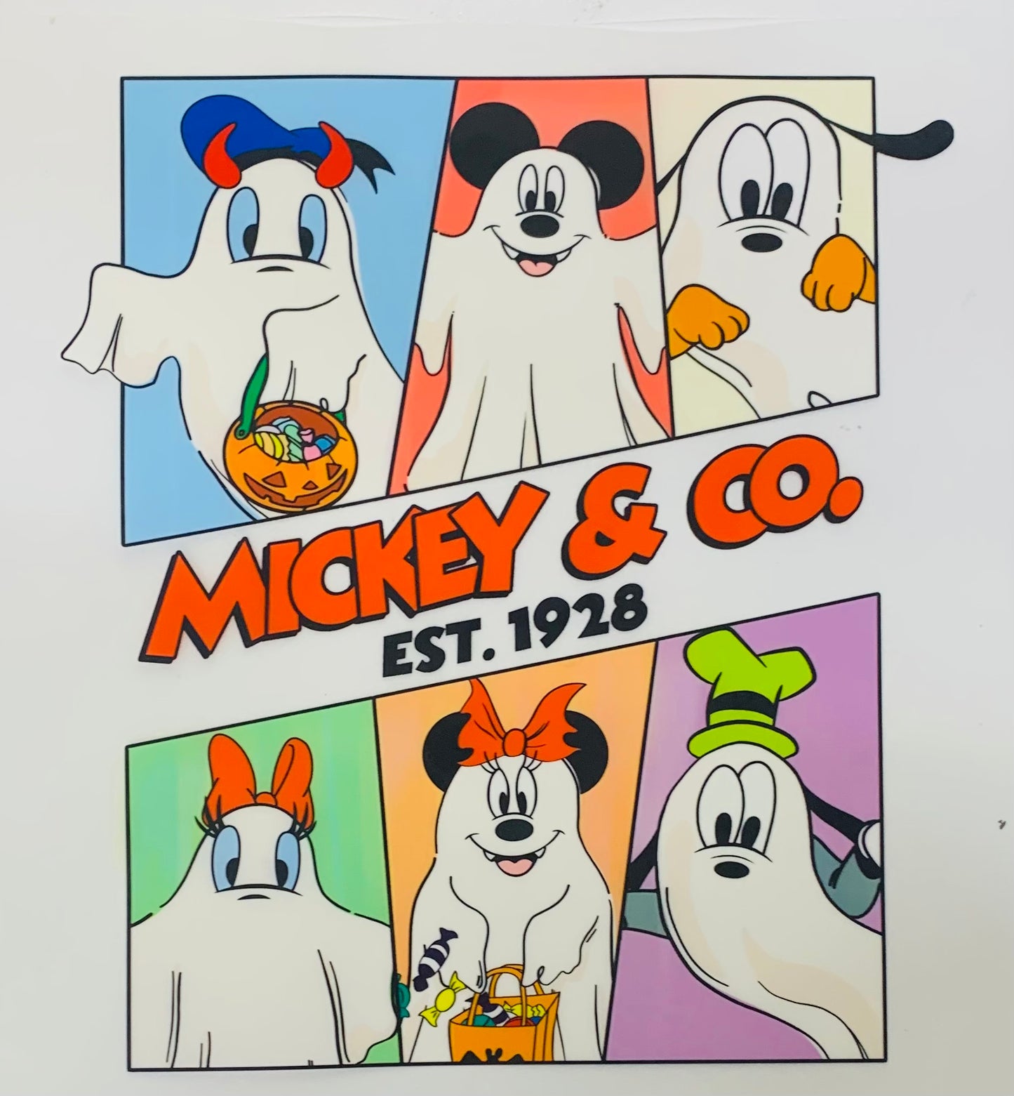 Mickey & co ghost DTF Heat Transfer