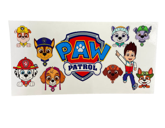 Paw Patrol big Cup Transfer