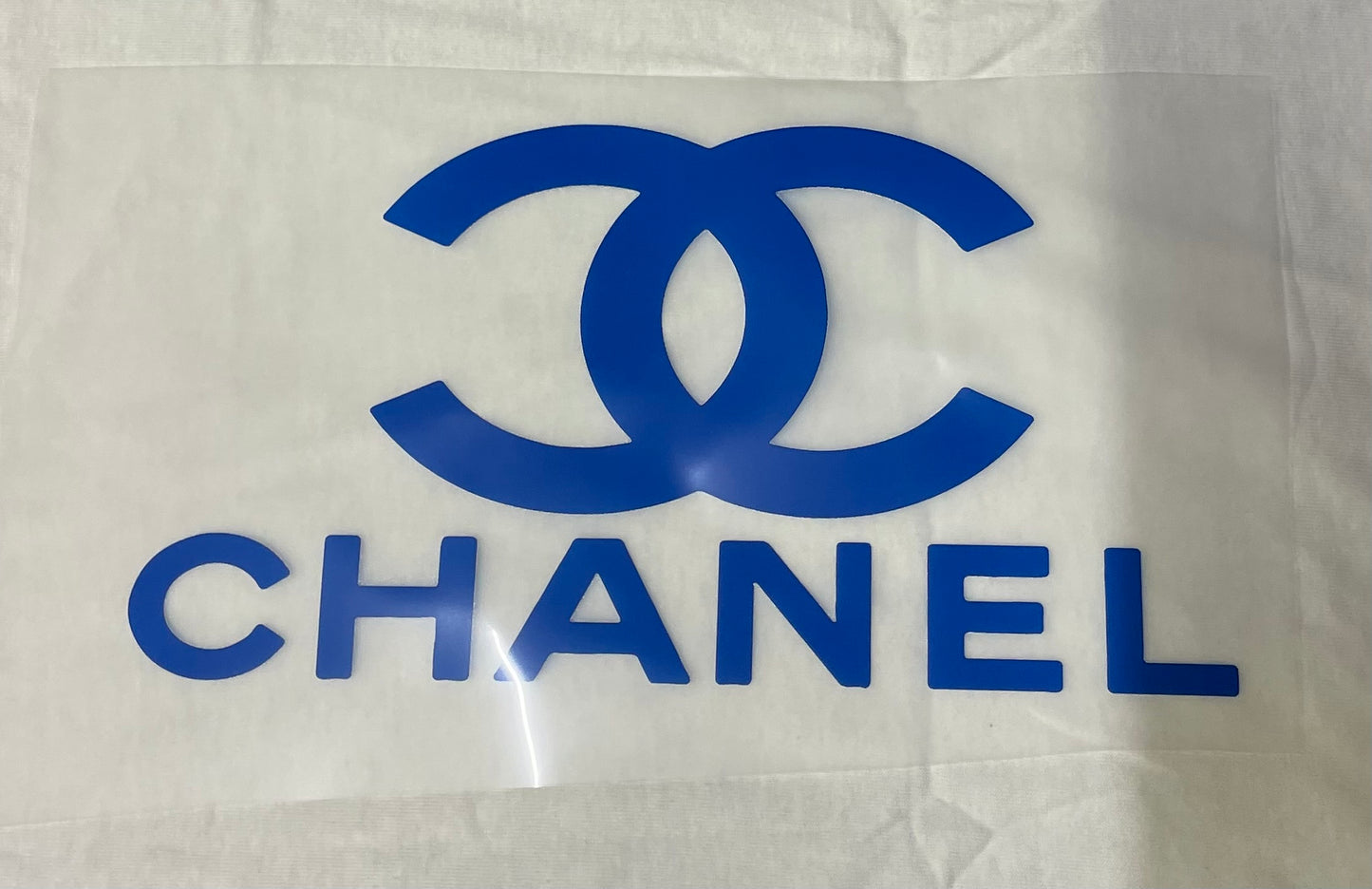 Chanel blue DTF Heat Transfer