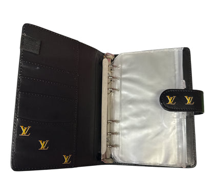 Lv gold/black  Budget Binder Book With Pen