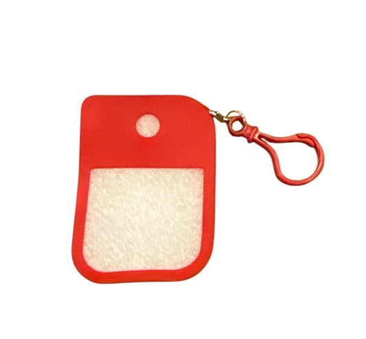 Red  hand sanitizer case