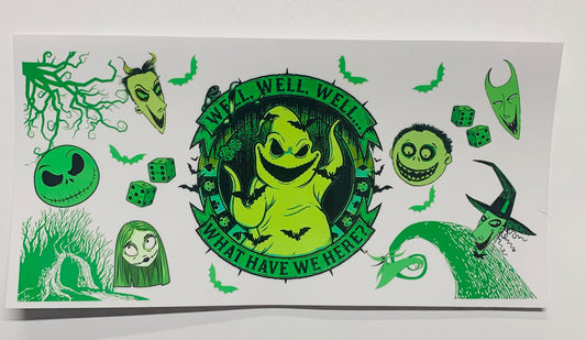 Oogie boogie big well well Cup Transfer