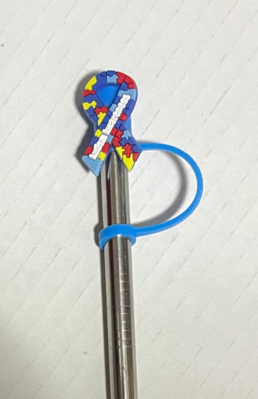 Autism Awareness Straw Topper