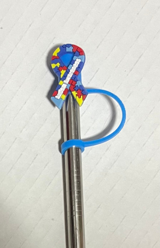 Autism Awareness Straw Topper