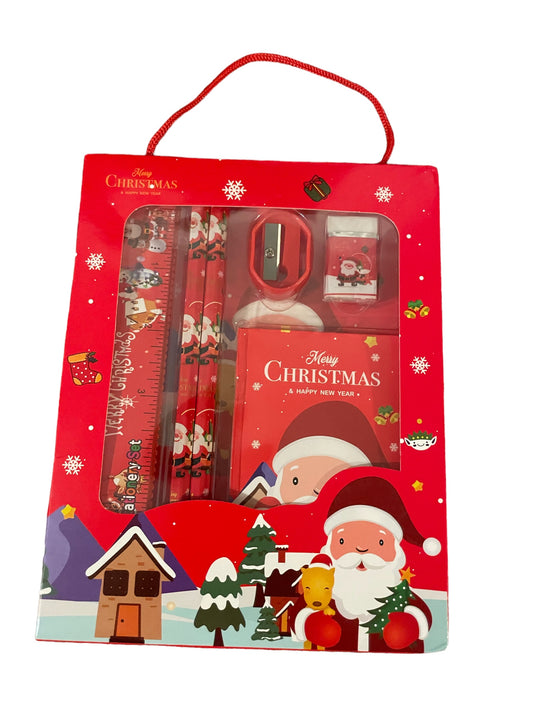 Red Christmas Notebook Kit