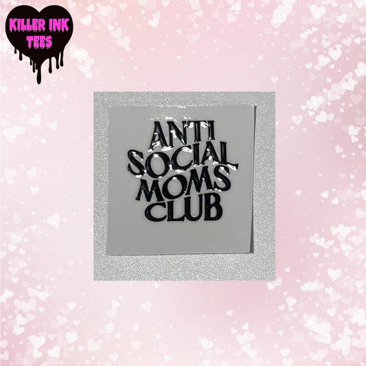 Anti Social Moms Club Motel Keychain Wrap