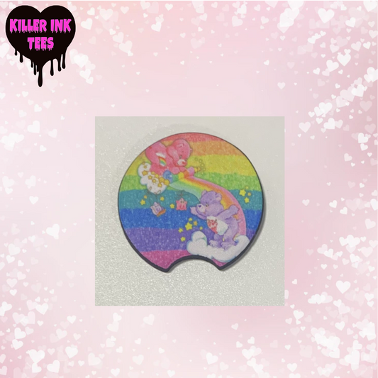 Care Bears in Clouds Cup Coaster For Vehicle