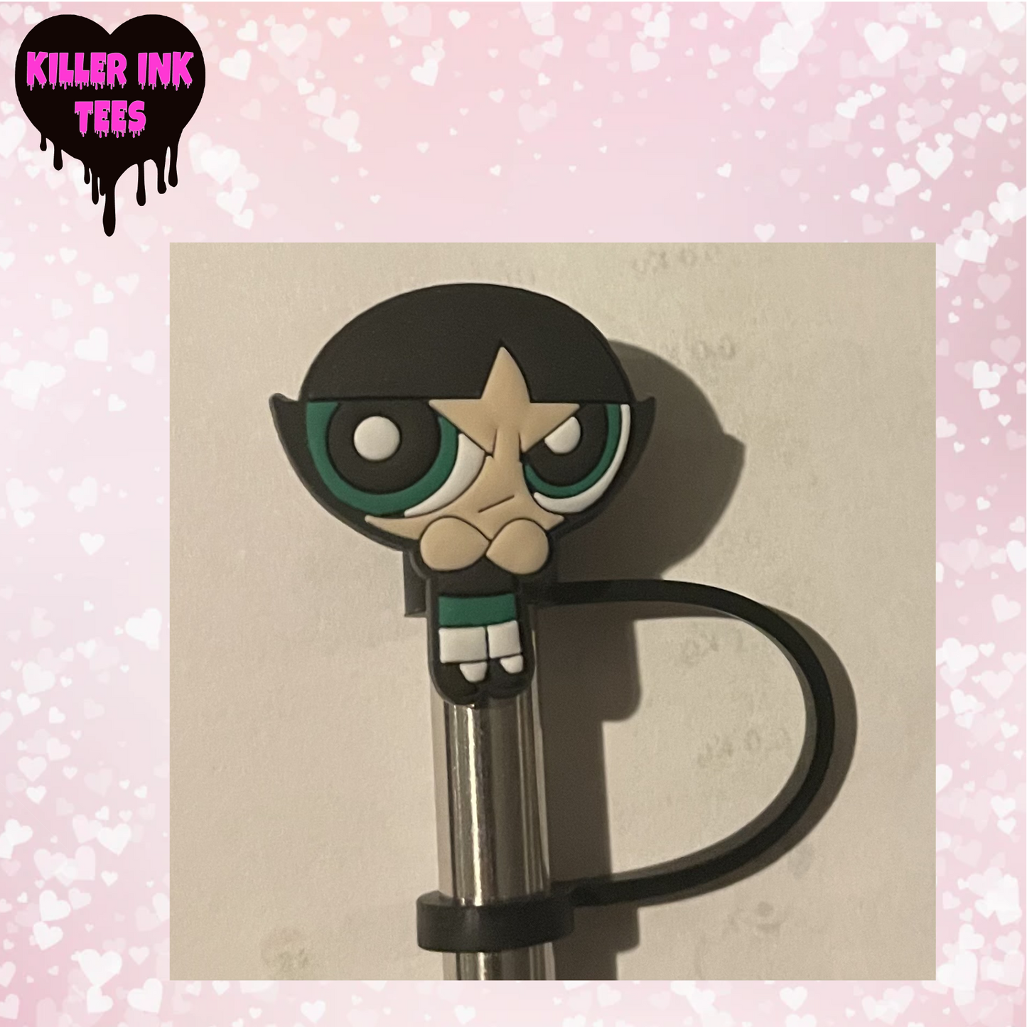 Buttercup Powerpuff Girls Straw Topper