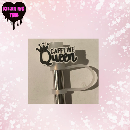 Caffeine Queen Straw Topper