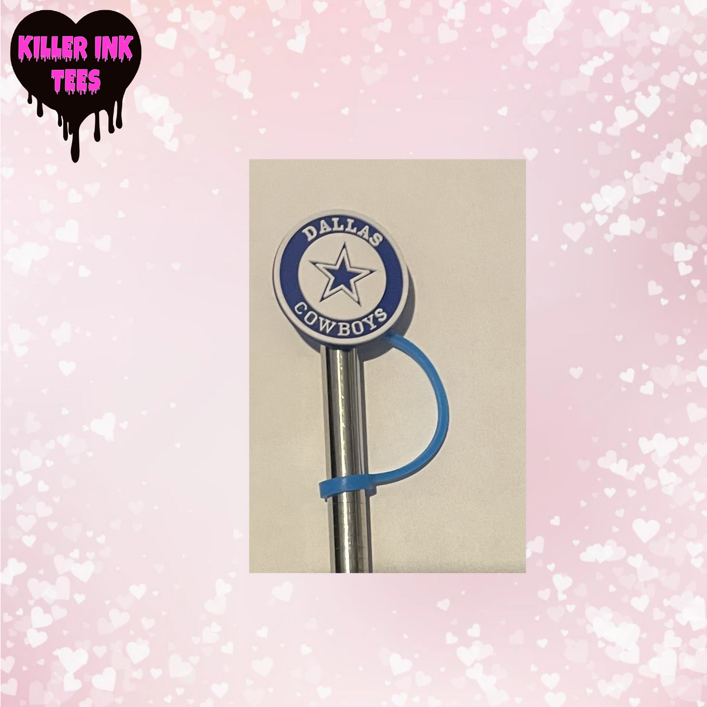 Dallas Cowboys Straw Topper