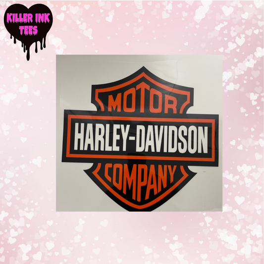 Harley Davidson Motor Company DTF Heat Transfer