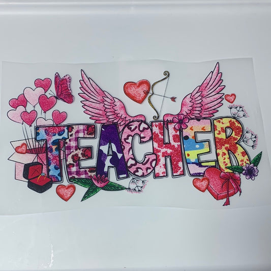 Teacher Valentine DTF Heat Transfer