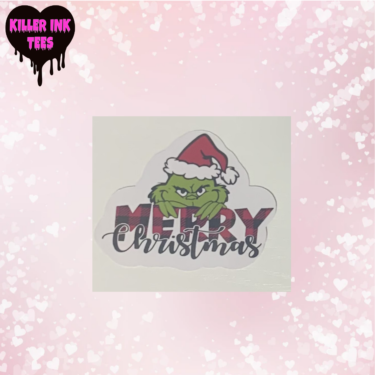 Merry Christmas Grinch Sticker