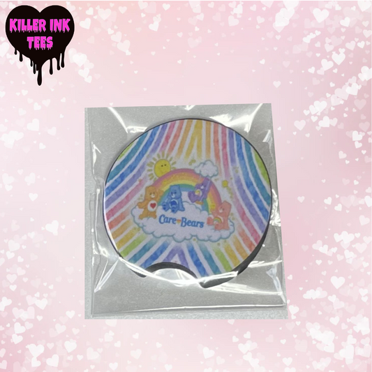 Colorful Bear Cup Coaster For Vehicle