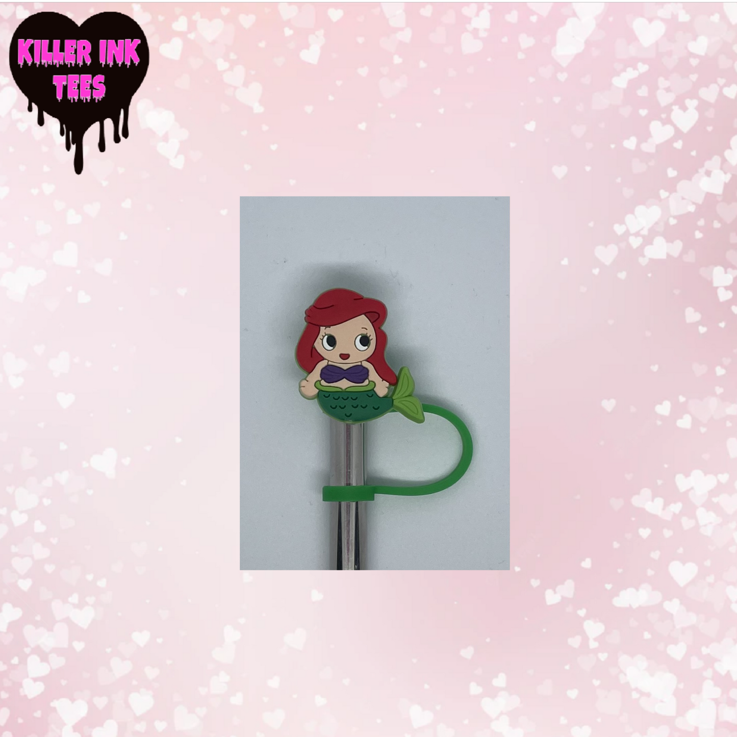 Ariel Mermaid Straw Topper