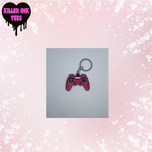 Pink PlayStation Remote Keychain